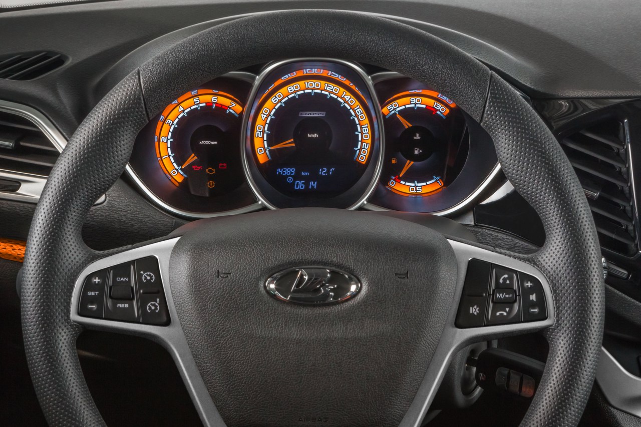 Интерьер LADA Vesta SW Cross и LADA Vesta SW