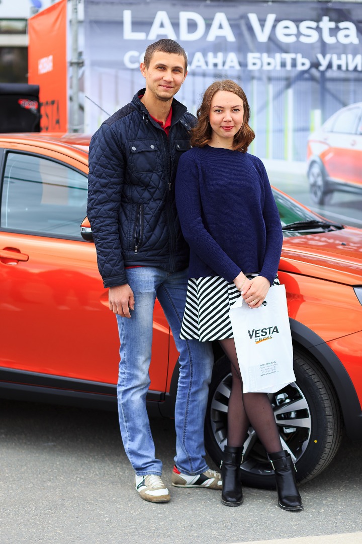 Фотоотчёт с презентации LADA Vesta Cross